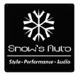 Snow's Auto Logo