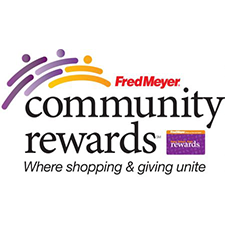 Fred Meyer Community Rewards. Where shopping & giving unite logo