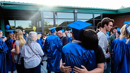 Spokane Community College graduation photo